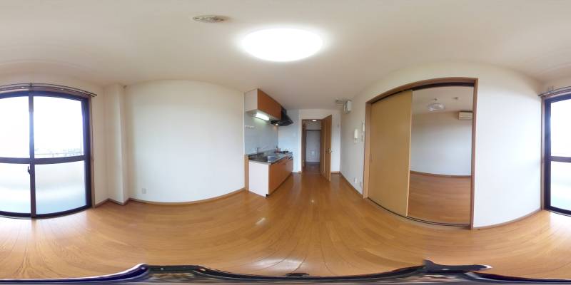 パノラマ画像リビング