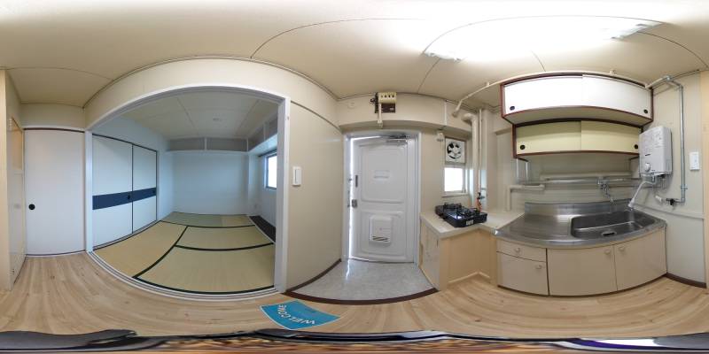 パノラマ画像キッチン