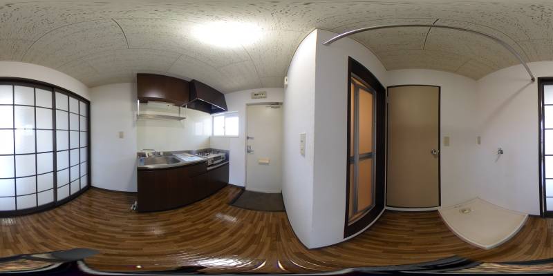 パノラマ画像キッチン