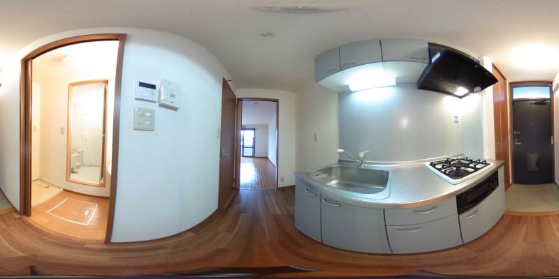 パノラマ画像キッチン