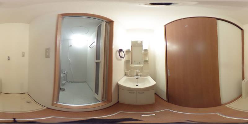 パノラマ画像洗面所