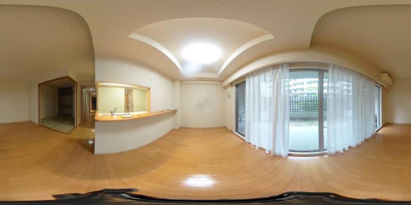 パノラマ画像リビング