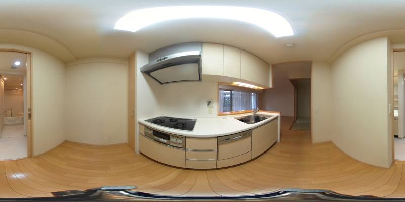 パノラマ画像キッチン