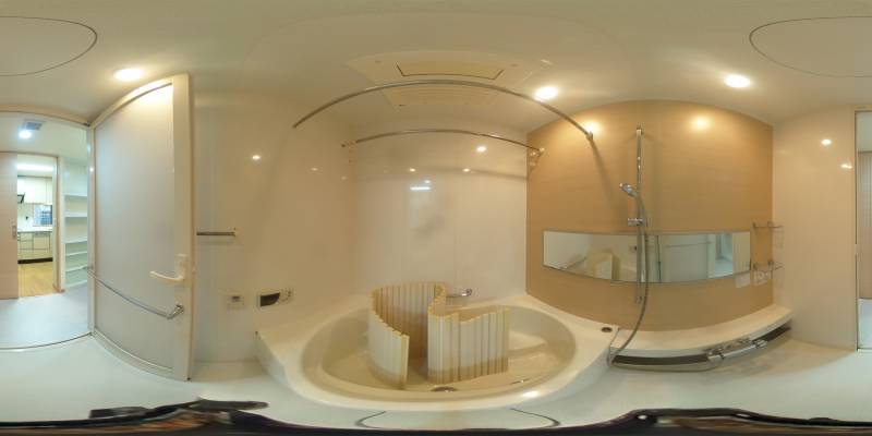 パノラマ画像バスルーム