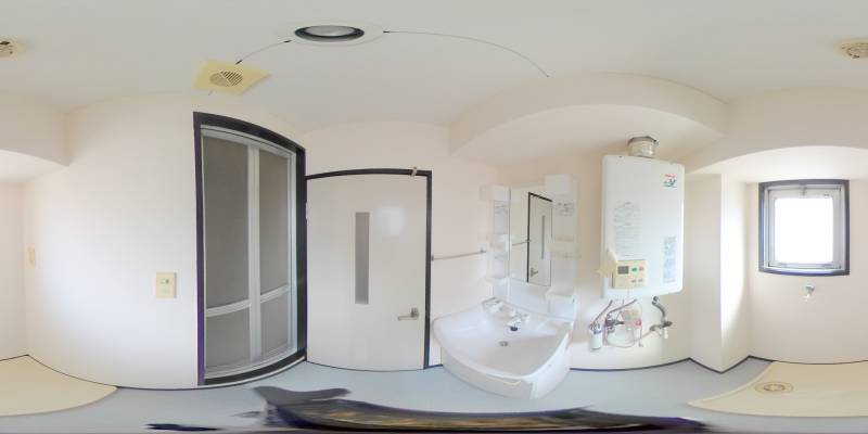 パノラマ画像洗面所