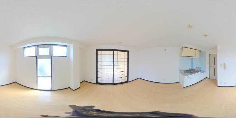 パノラマ画像リビング