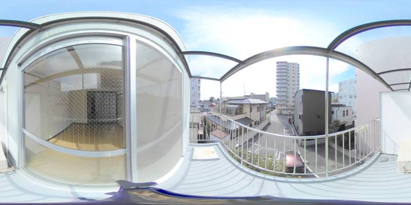 パノラマ画像バルコニー