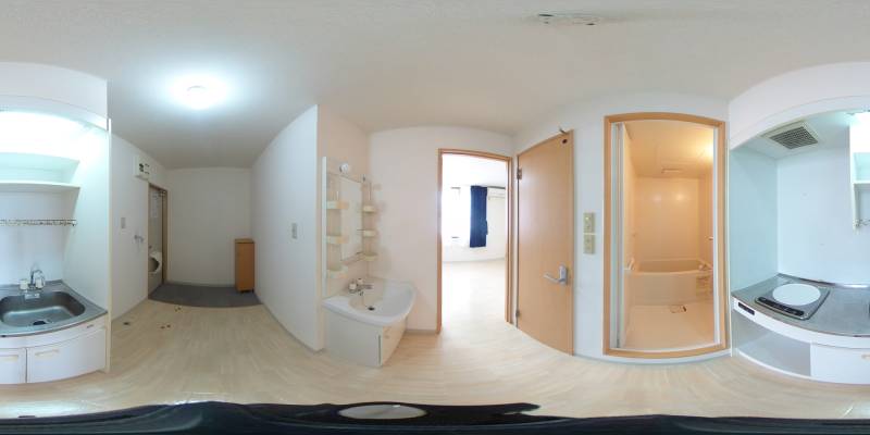 パノラマ画像キッチン