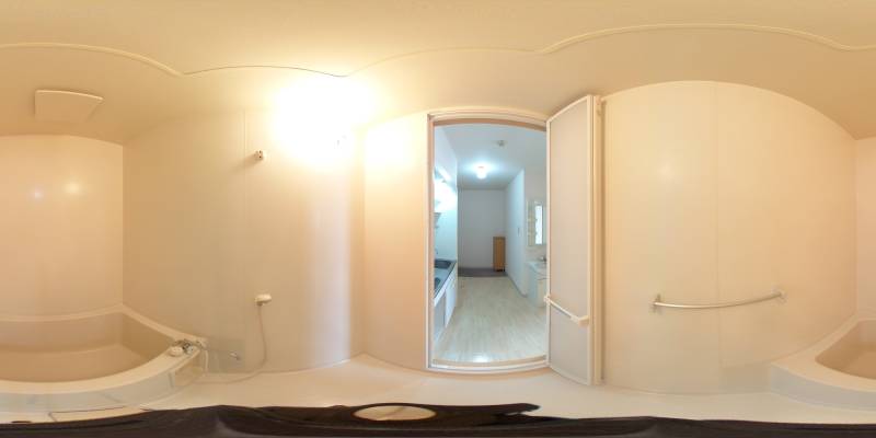 パノラマ画像バスルーム