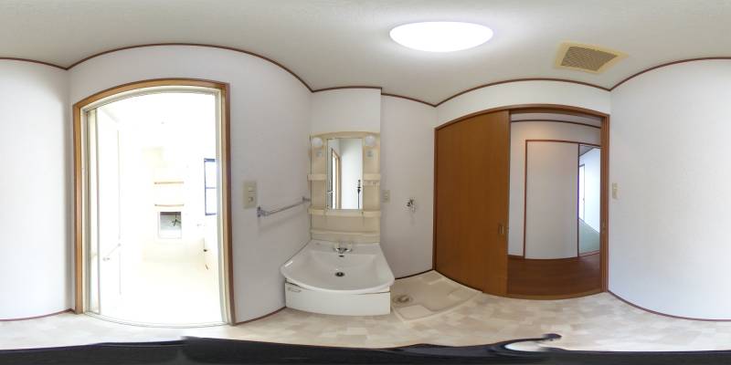 パノラマ画像洗面所