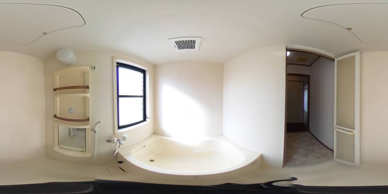 パノラマ画像バスルーム