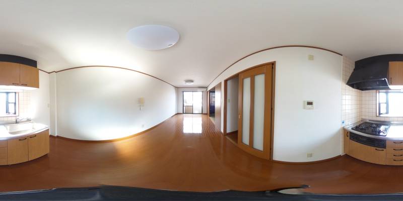 パノラマ画像キッチン