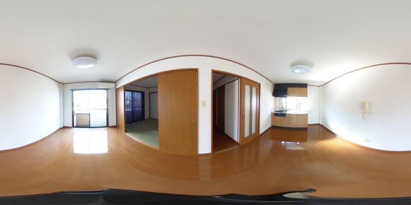 パノラマ画像リビング