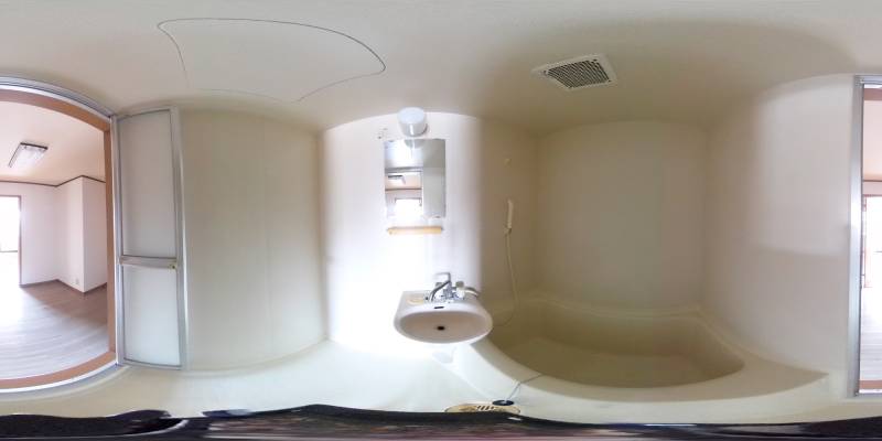 パノラマ画像洗面所