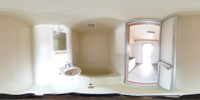 パノラマ画像バスルーム