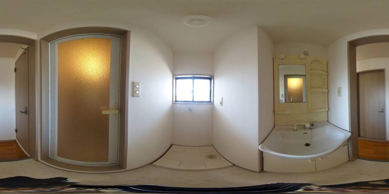 パノラマ画像洗面所