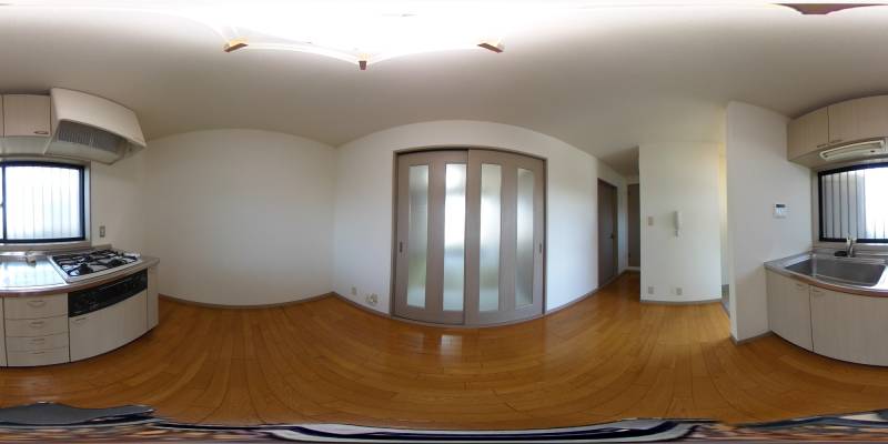 パノラマ画像キッチン