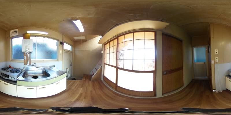 パノラマ画像キッチン