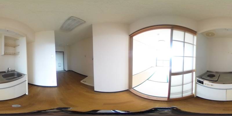 パノラマ画像キッチン