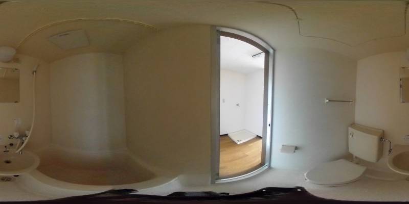 パノラマ画像洗面所