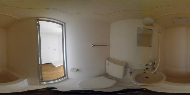 パノラマ画像バスルーム