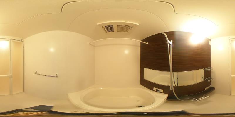 パノラマ画像バスルーム