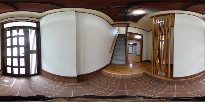 パノラマ画像玄関