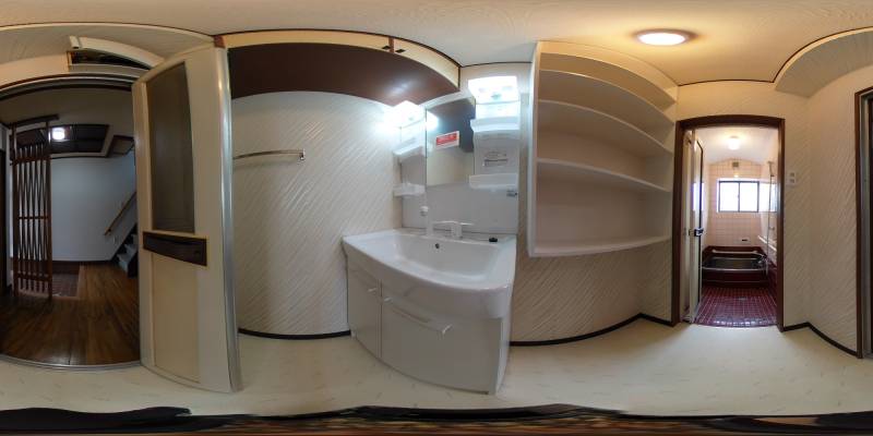 パノラマ画像洗面所