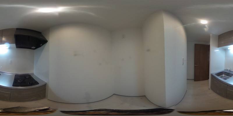 パノラマ画像キッチン