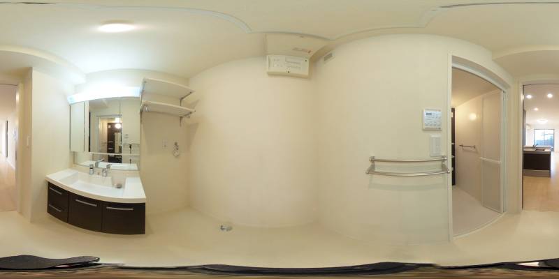 パノラマ画像洗面所