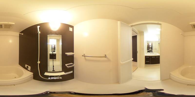 パノラマ画像バスルーム