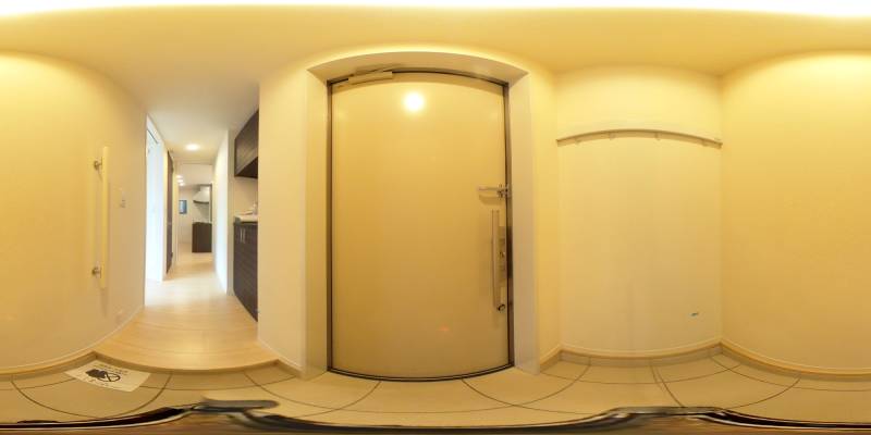 パノラマ画像玄関