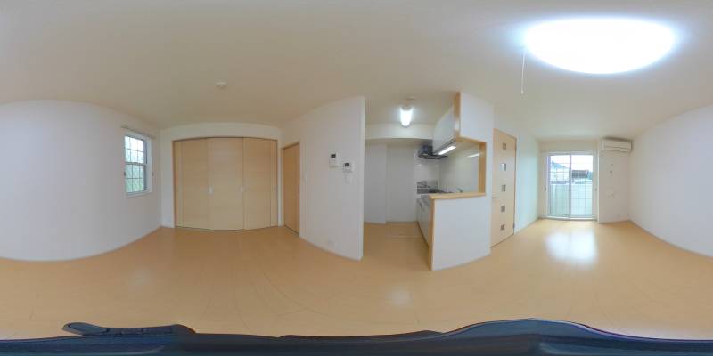 パノラマ画像リビング