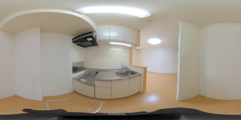 パノラマ画像キッチン