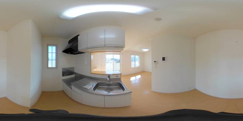 パノラマ画像キッチン