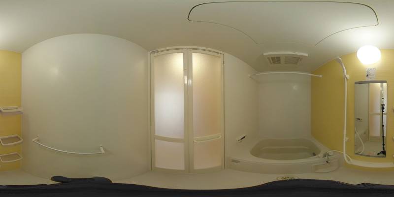 パノラマ画像バスルーム