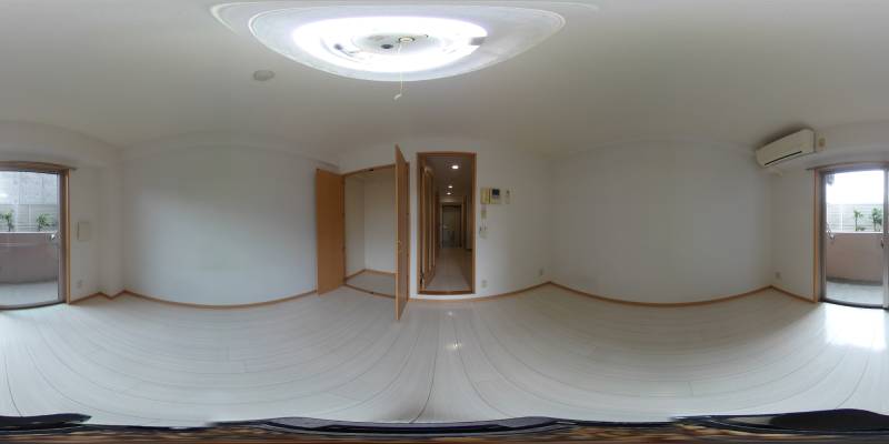 パノラマ画像洋室