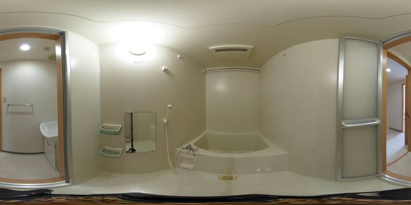 パノラマ画像バスルーム