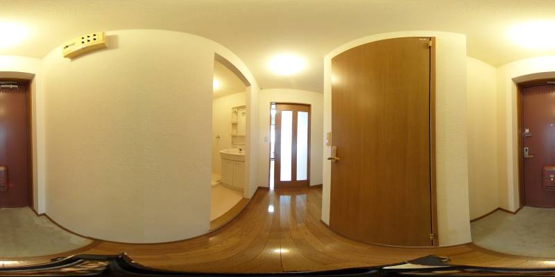 パノラマ画像玄関