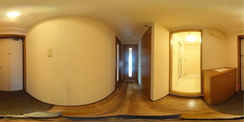 パノラマ画像玄関