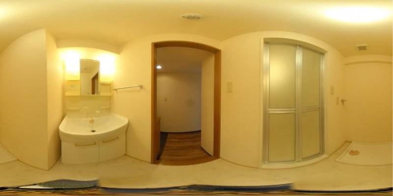 パノラマ画像洗面所