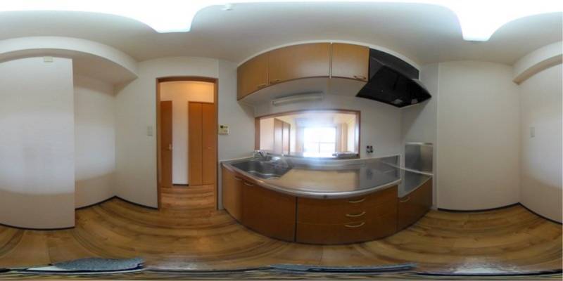 パノラマ画像キッチン