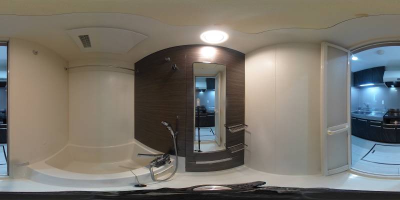 パノラマ画像バスルーム