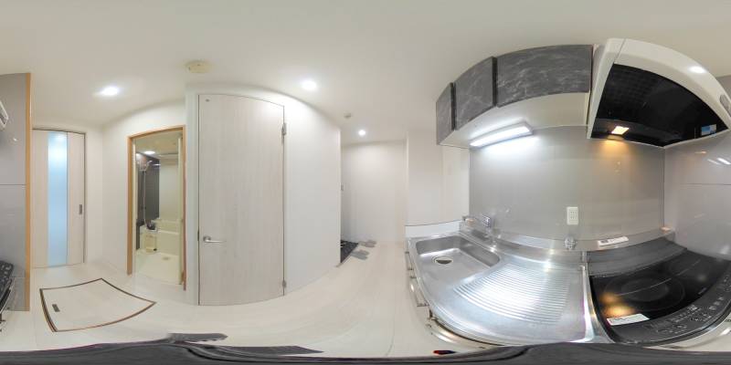 パノラマ画像キッチン