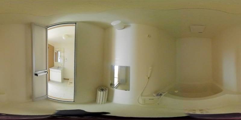パノラマ画像バスルーム