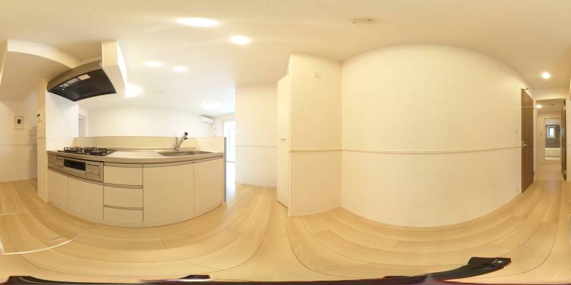 パノラマ画像キッチン
