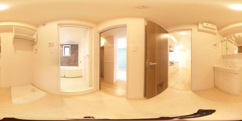 パノラマ画像洗面所