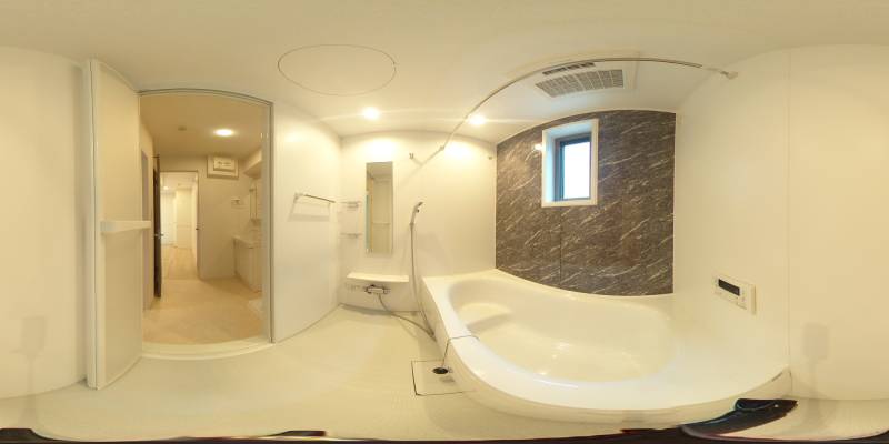 パノラマ画像バスルーム