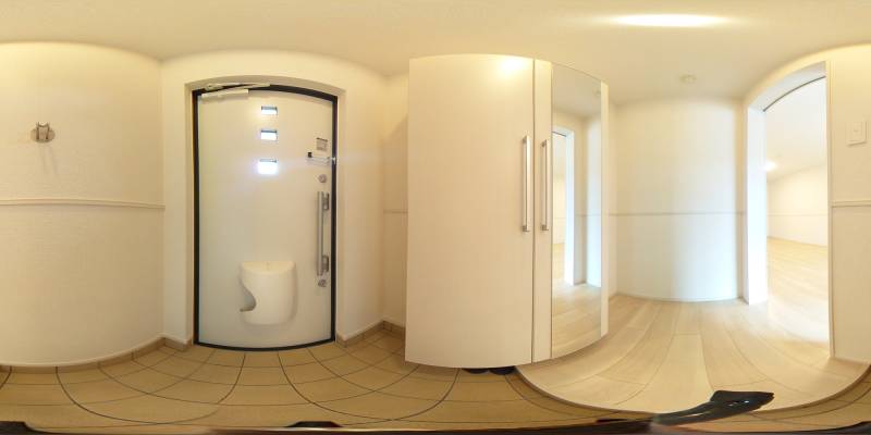 パノラマ画像玄関