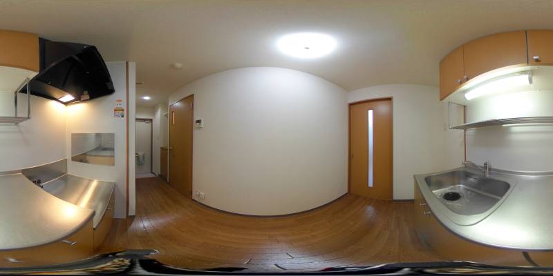 パノラマ画像キッチン